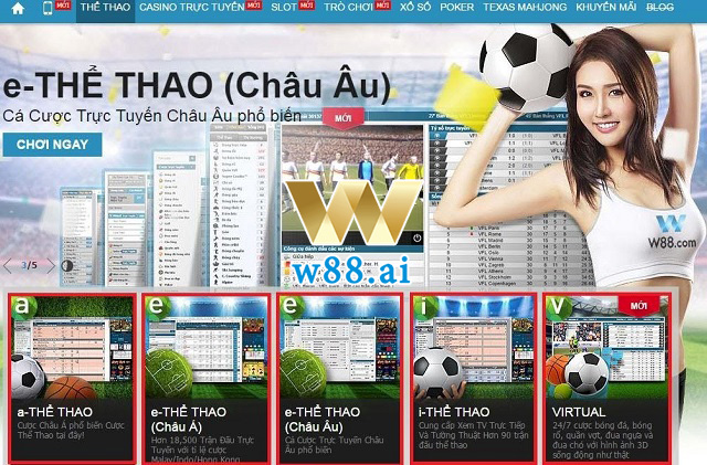 W88vn - Thương hiệu nhà cái Thuần Việt được đánh giá 5 sao