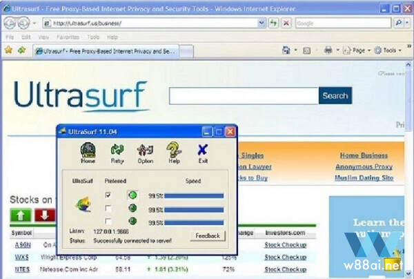 Cách fake IP vào web cá cược bằng phần mềm Ultrasurf